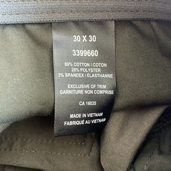 Green Cargo Pants BC Clothing Company 30 x 30 - Picture 6 of 7